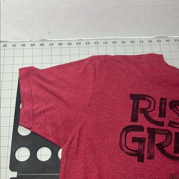 Rise & Grind Men's Red Graphic Tee - Picture 4 of 10